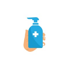Hand sanitizer icon