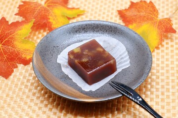 栗羊羹(クリようかん)　日本お秋のお菓子