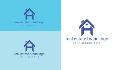 real estate brand logo desigen
