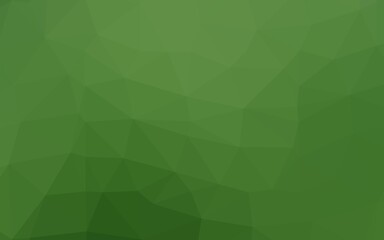 Fototapeta premium Light Green vector abstract polygonal cover.