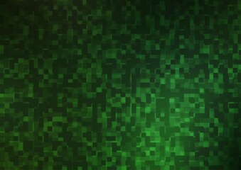 Light Green vector cover in polygonal style.