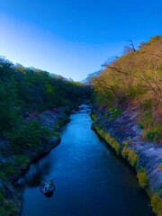 river in the mountains