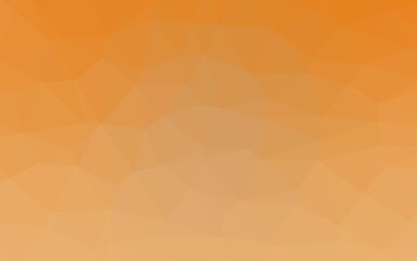 Obraz premium Light Orange vector shining triangular template.
