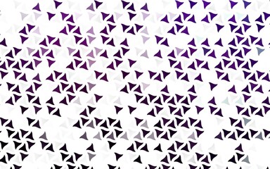 Light Purple vector seamless pattern in polygonal style.