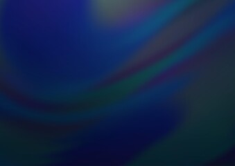 Dark BLUE vector abstract bokeh pattern.