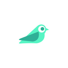 illustration logo bird icon vector
