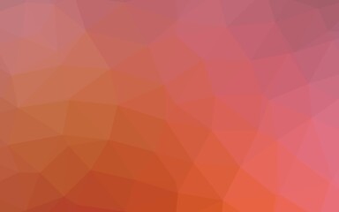 Light Red vector polygonal template.