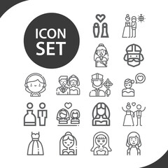 Simple set of st related lineal icons.