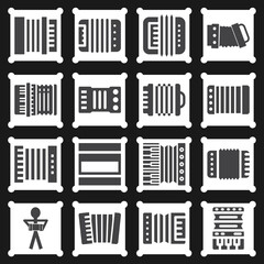 16 pack of historian  filled web icons set © Nana
