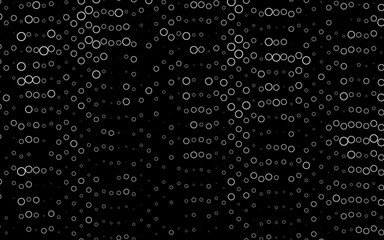 Light Silver, Gray vector cover with spots.