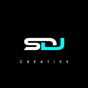 SDJ Letter Initial Logo Design Template Vector Illustration	
