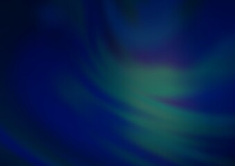 Fototapeta premium Dark BLUE vector modern bokeh pattern.