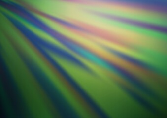 Dark Blue, Green vector bokeh pattern.