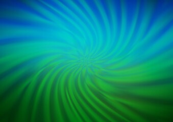 Obraz premium Dark Blue, Green vector modern elegant background.