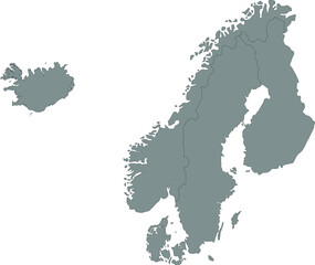 nordic countries map
