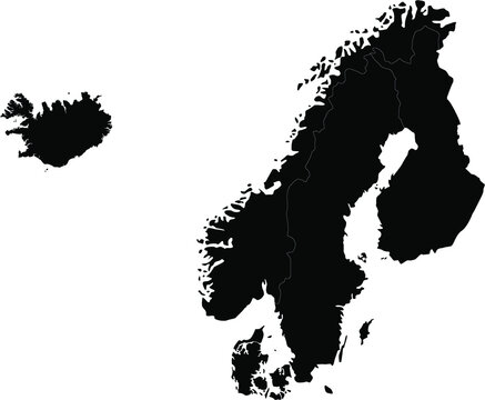 Nordic Countries Map