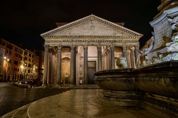 Fototapeta premium Pantheon - Roma Piazza della Rotonda