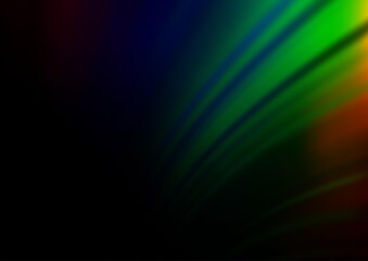 Dark Multicolor, Rainbow vector abstract bokeh pattern.