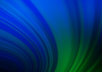 Dark Blue, Green vector abstract blurred template.