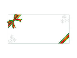 クリスマスのギフトカード装飾テンプレート