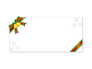 クリスマスのギフトカード装飾テンプレート
