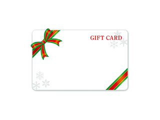 クリスマスのギフトカード装飾テンプレート
