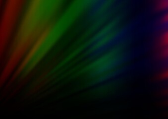 Dark Multicolor, Rainbow vector blurred bright pattern.