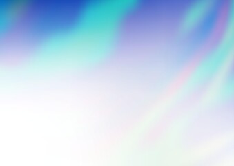 Light BLUE vector blurred bright background.