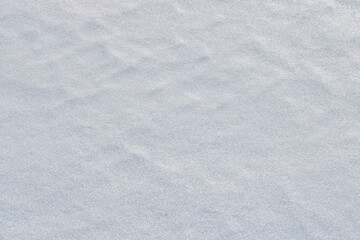Winter christmas background, white snow texture with copy space