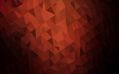 Obraz premium Dark Red vector abstract mosaic background.