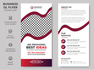 Rack Card Corporate DL Flyer Template