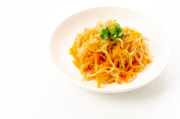 切り干し大根と人参のさっと煮