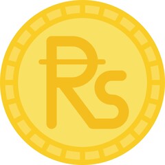 Rupee coin, common name for the many countries currencies