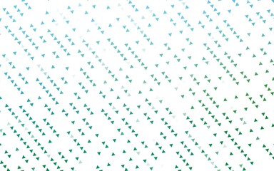 Light Blue, Green vector background with triangles.