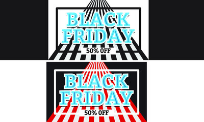 Black Friday sale banner background. Black Friday discount banner.