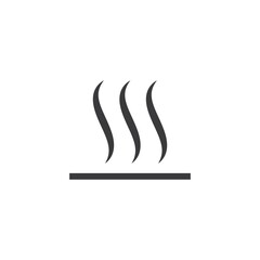 hot surface icon vector illustration design template