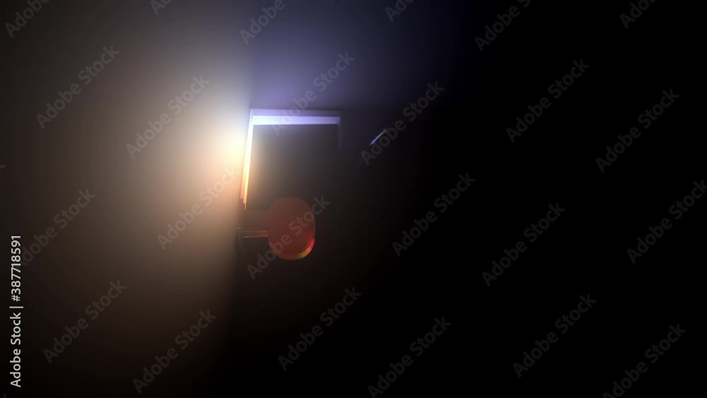 Poster 5g word highlighted with different light from different sides. bright colorful 3d render.
