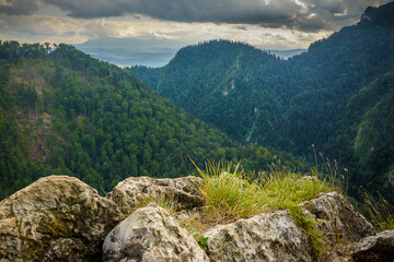 Pieniny National Park in autumn