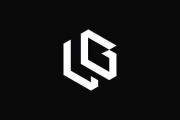 WG logo letter design on luxury background. GW logo monogram initials letter concept. WG icon logo design. GW elegant and Professional letter icon design on black background. W G GW WG