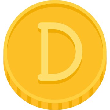 Gambian dalasi coin, currency of the Gambia