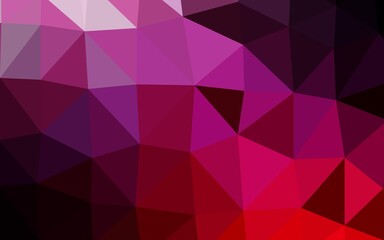 Fototapeta premium Light Purple, Pink vector abstract polygonal cover.