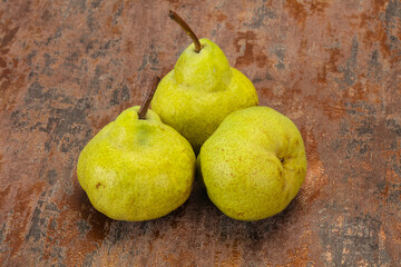Sweet tasty Green pear heap