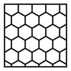 Paving brick icon, outline style