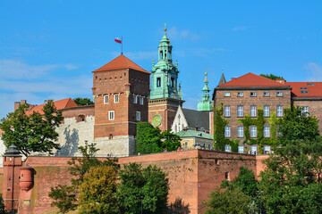royal castle in Cracow, Poland