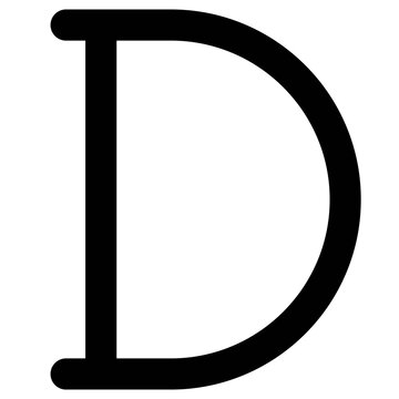 Gambian dalasi symbol, currency of the Gambia