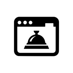 Online food order icon