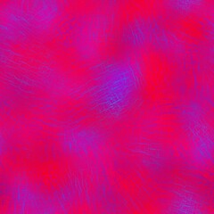 Seamless dynamic red and blue leaf pattern. High quality illustration. Hyper bright vivid and vibrant natural foliage design. Intense colors and energetic ultra-violet feel.