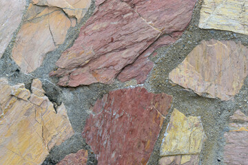 close up of Rock stone wall surface, Abstract  background