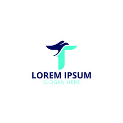 Creative, Modern and Unique T Letter Logo Design Vector Template
