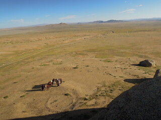 Obraz na płótnie Canvas Gobi Desert, Qaraqorum, Mongol. Oct. 2015